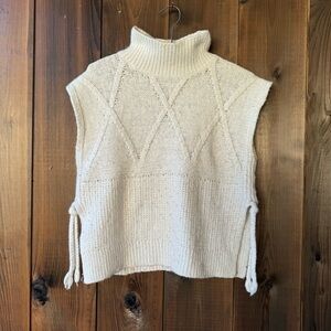 MADEWELL SIDE-TIE MERINO WOOL SWEATER VEST